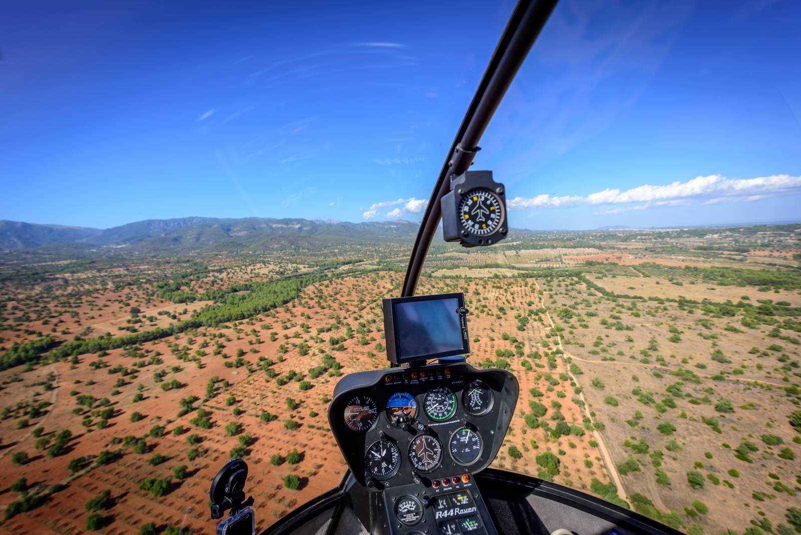 Weinprobe mit Helikopter Mallorca